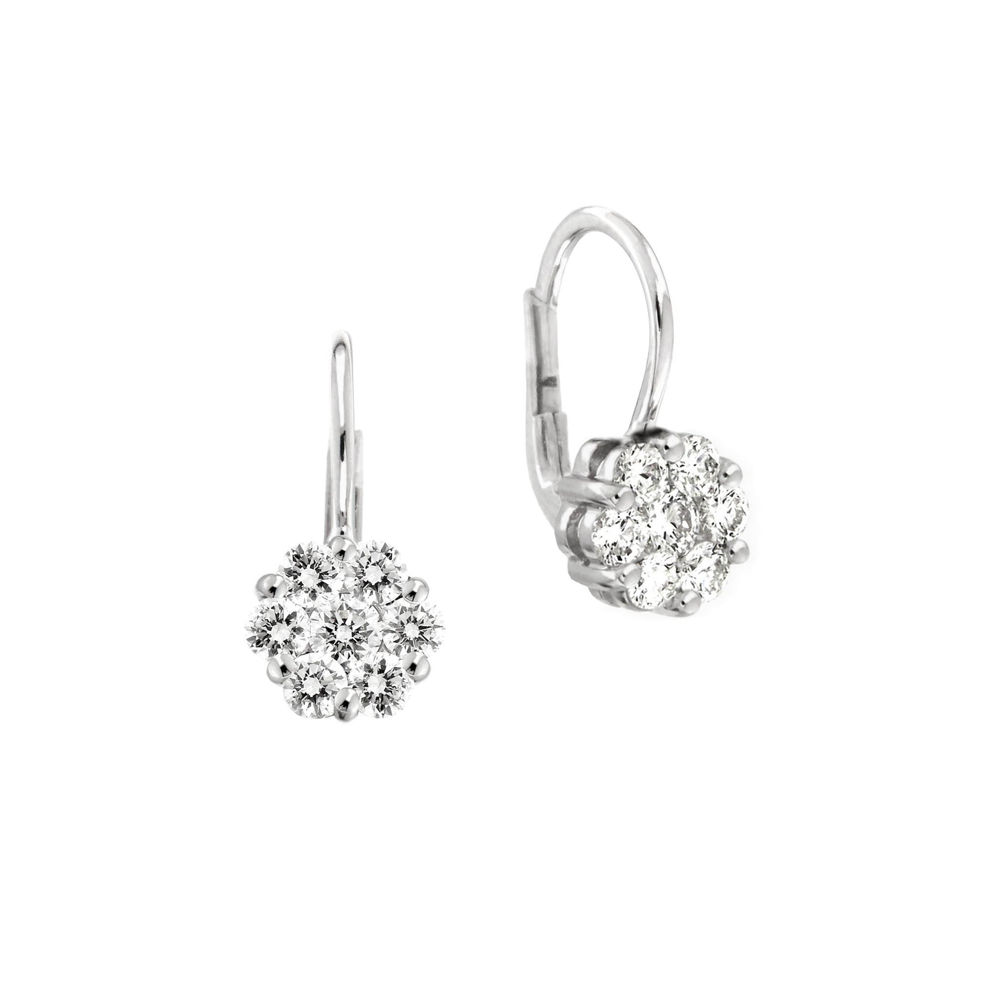 Cercei din aur 18K cu diamante 0,85 ct., model Orsini OR0508G Cercei din aur 18K cu diamante 0,85 ct., model Orsini OR0508G