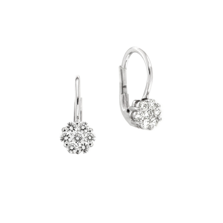 Cercei din aur 18K cu diamante 0,46 ct., model Orsini OR0508M Cercei din aur 18K cu diamante 0,46 ct., model Orsini OR0508M