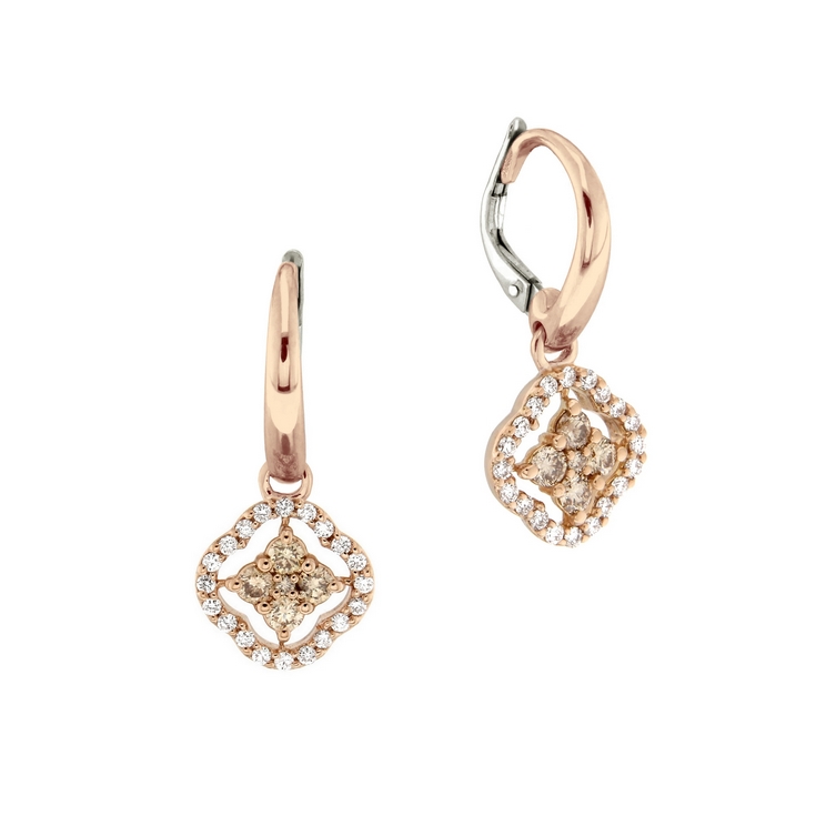 Cercei din aur 18K cu diamante 0,74 ct., model Orsini OR0581-BW1 Cercei din aur 18K cu diamante 0,74 ct., model Orsini OR0581-BW1
