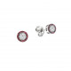 Cercei din aur 18K cu rubine 0,20 ct. si diamante 0,20 ct., model Orsini OR0602-R Cercei din aur 18K cu rubine 0,20 ct. si diamante 0,20 ct., model Orsini OR0602-R
